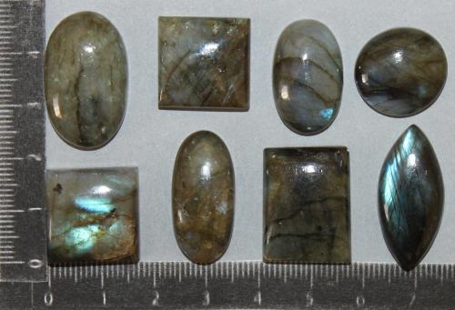 Lot de pierres cabochon Labradorite